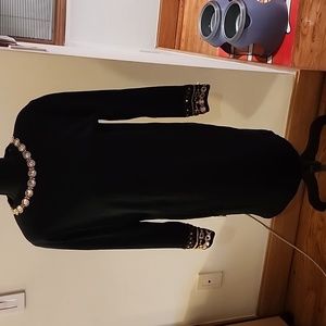 Vintage R&K Originals Knit Black Dress
